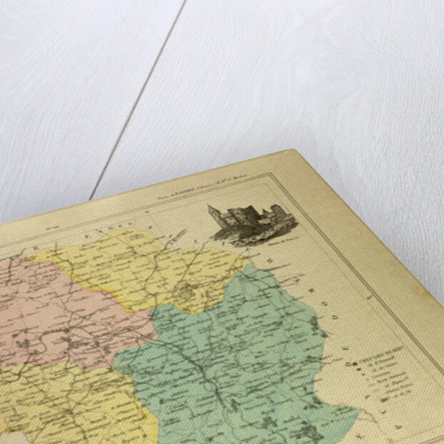 Map of Creuse France by Anonymous