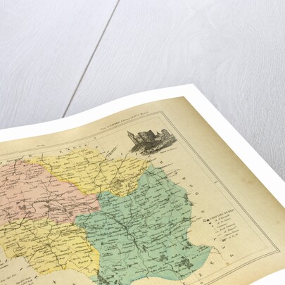 Map of Creuse France by Anonymous