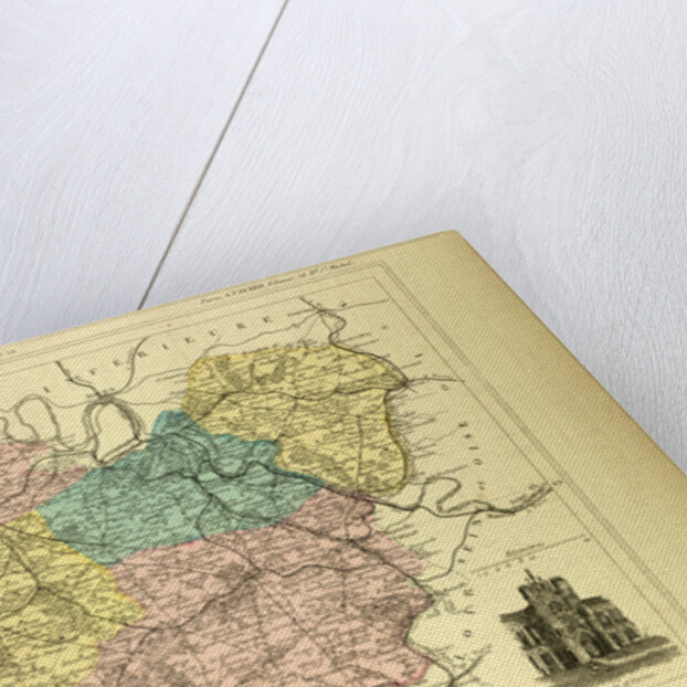 Map of Eure France by Anonymous