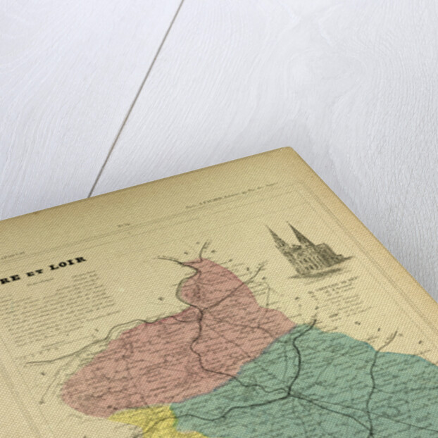 Map of Eure Et Loir France by Anonymous