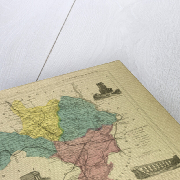 Map of Gard France by Anonymous