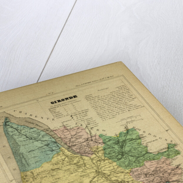 Map of Gironde France by Anonymous