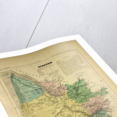 Map of Gironde France by Anonymous