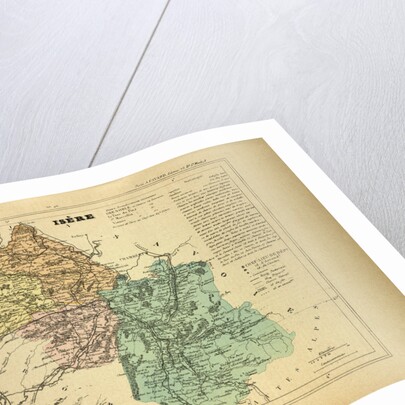 Map of Isère France by Anonymous