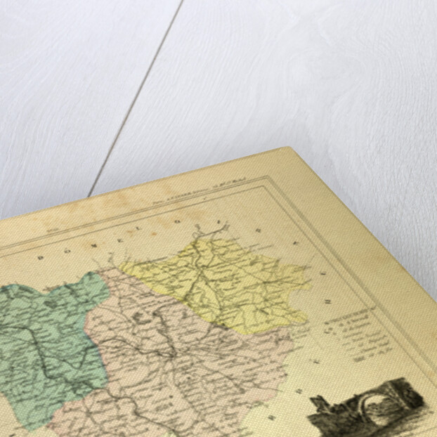 Map of Haute Loire France by Anonymous