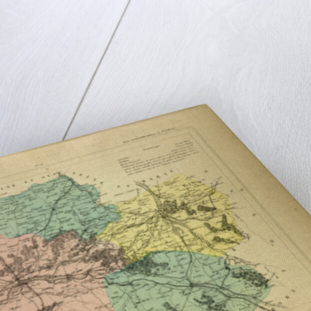 Map of Loiret France by Anonymous