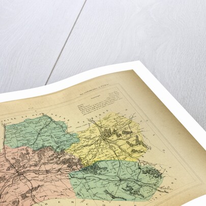 Map of Loiret France by Anonymous