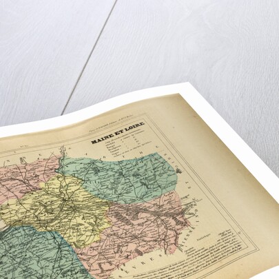 Map of Maine Et Loire France by Anonymous