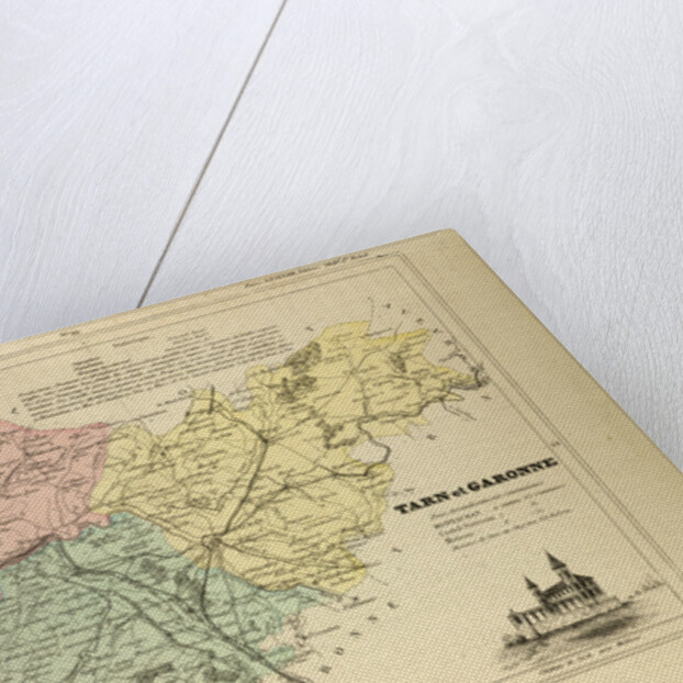Map of Tarn Et Garonne France by Anonymous