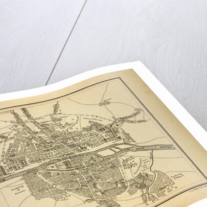 Map of Paris France by Anonymous