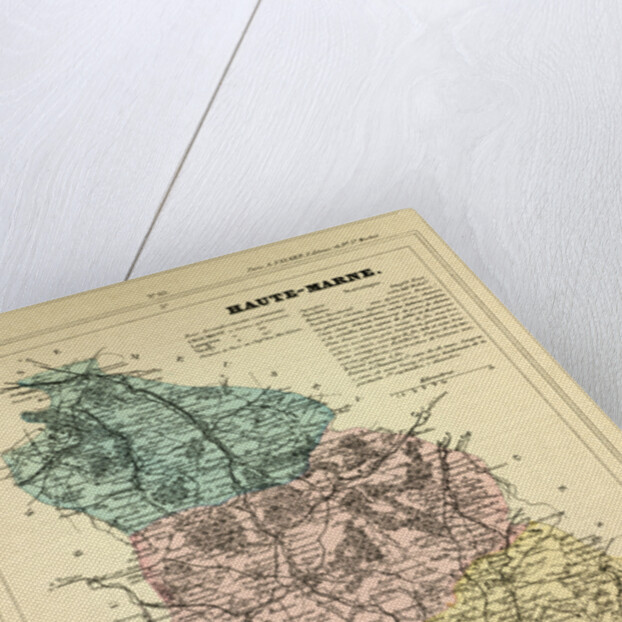 Map of Haute-Marne France by Anonymous