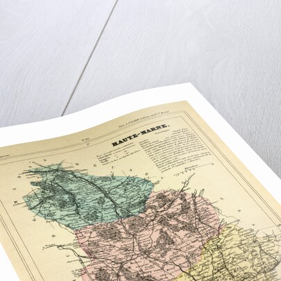 Map of Haute-Marne France by Anonymous