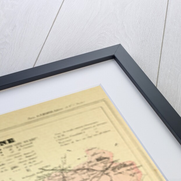 Map of Mayenne France by Anonymous