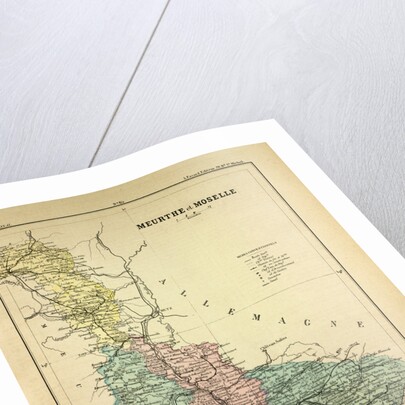 Map of Meurthe Et Moselle France by Anonymous