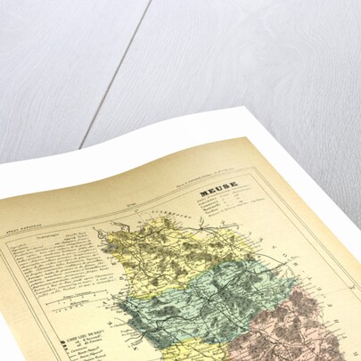 Map of Meuse France by Anonymous