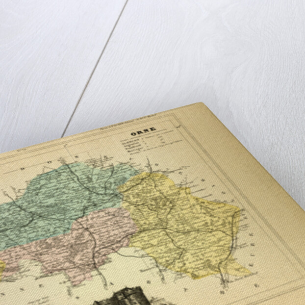 Map of Orne France by Anonymous