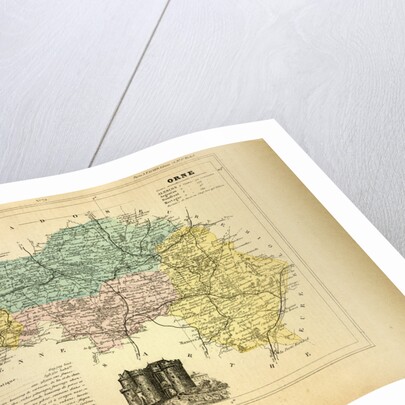 Map of Orne France by Anonymous