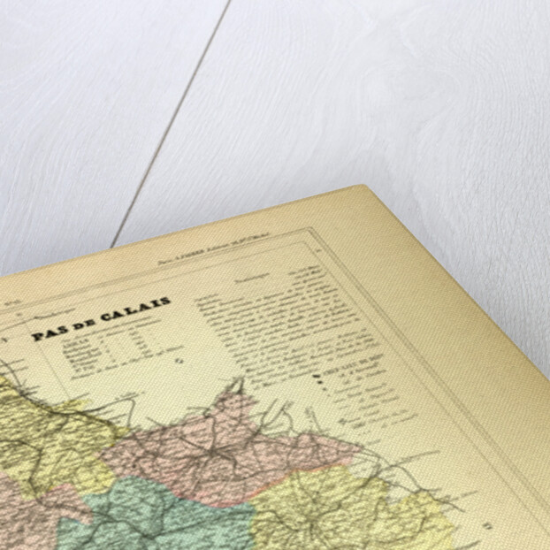 Map of Pas De Calais France by Anonymous