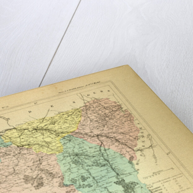 Map of Basses Pyrénées France by Anonymous