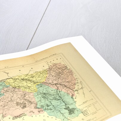 Map of Basses Pyrénées France by Anonymous