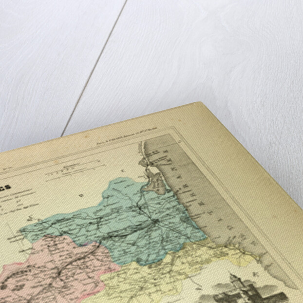 Map of Pyrénées Orientales France by Anonymous