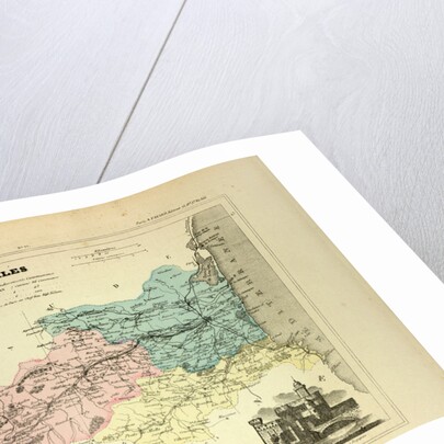 Map of Pyrénées Orientales France by Anonymous