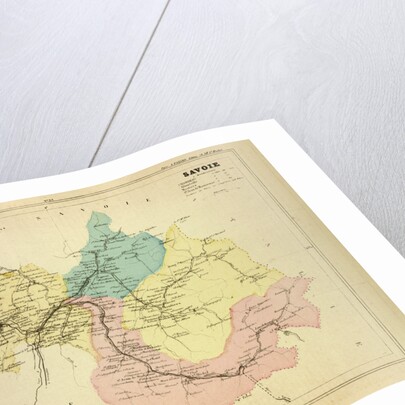 Map of Savoie France by Anonymous
