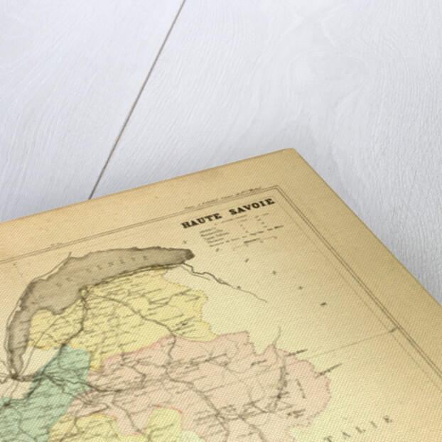 Map of Haute Savoie France by Anonymous