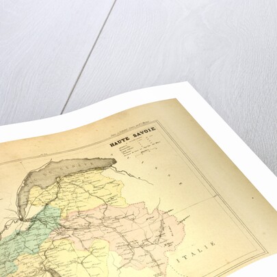 Map of Haute Savoie France by Anonymous