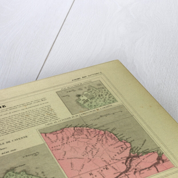 Map of French Guiana by Anonymous