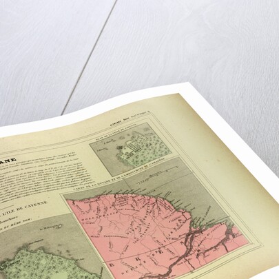 Map of French Guiana by Anonymous