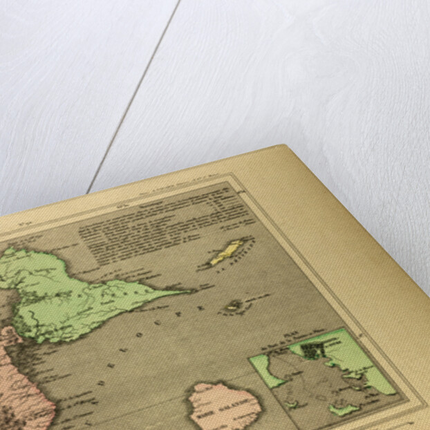 Map of Guadeloupe by Anonymous
