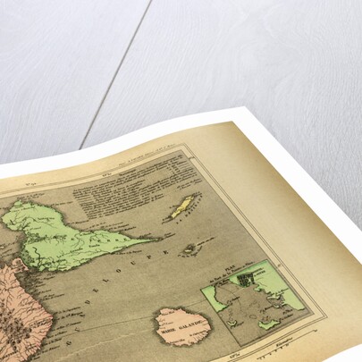 Map of Guadeloupe by Anonymous