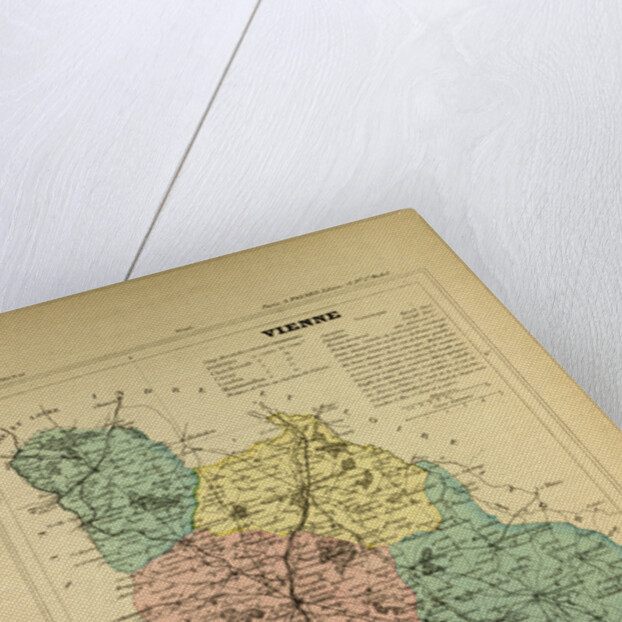 Map of Vienne France by Anonymous