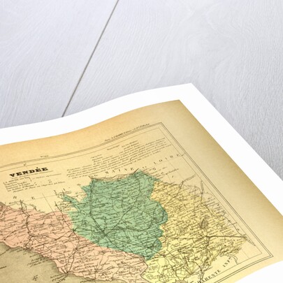 Map of Vendée France by Anonymous