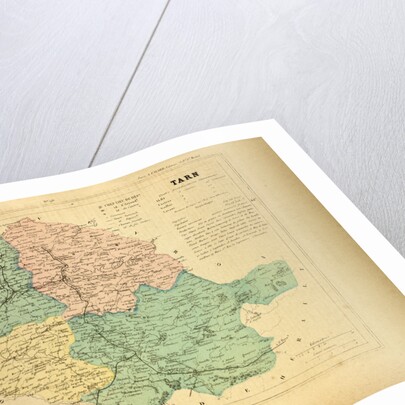 Map of Tarn France by Anonymous