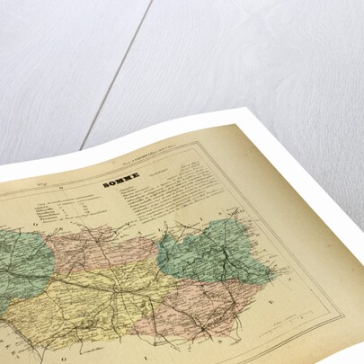 Map of Somme France by Anonymous