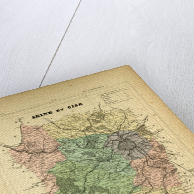 Map of Seine Et Oise France by Anonymous