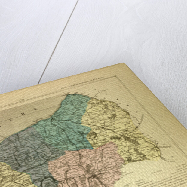 Map of Seine-Inférieure France by Anonymous
