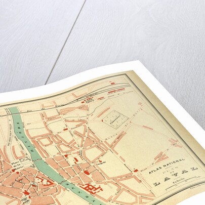 Map of Laval France by Anonymous