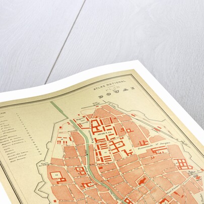 Map of Douai France by Anonymous