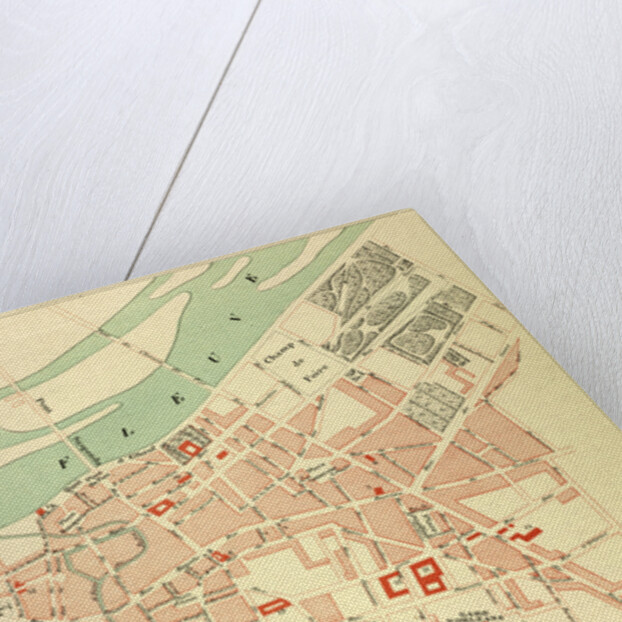 Map of Elbeuf France by Anonymous