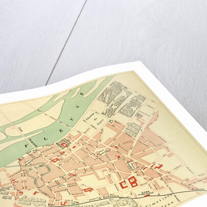 Map of Elbeuf France by Anonymous