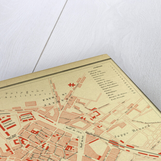 Map of Valence France by Anonymous