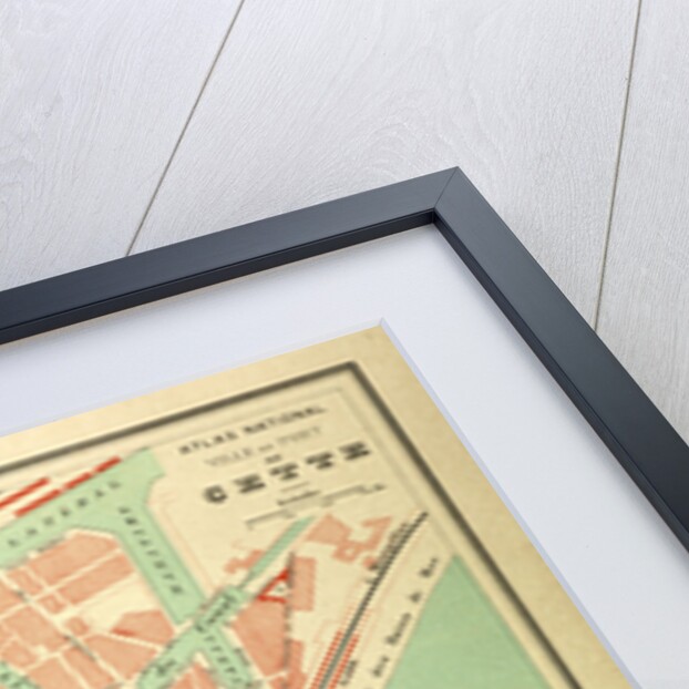 Map of Arles and Cette France by Anonymous