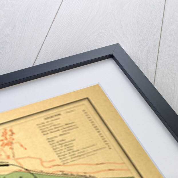 Map of Besançon France by Anonymous