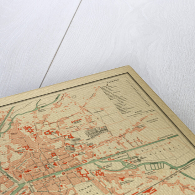 Map of Rennes France by Anonymous