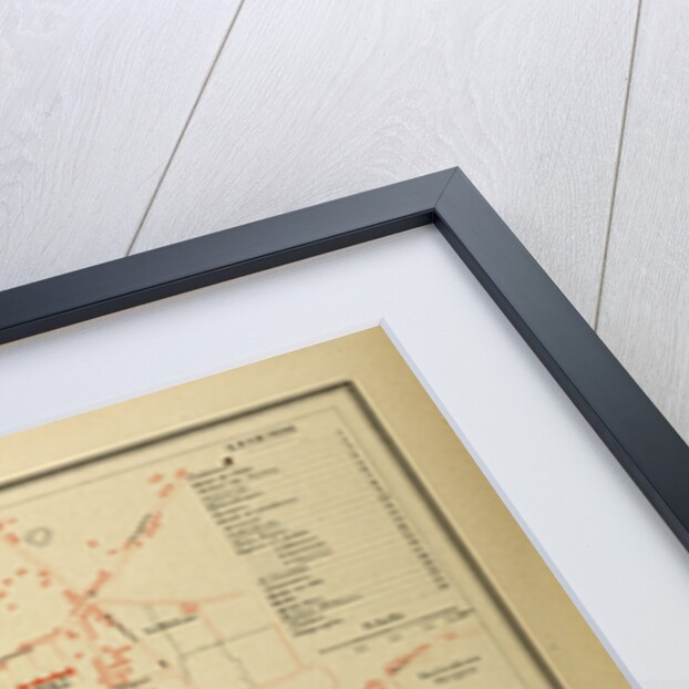 Map of Rennes France by Anonymous