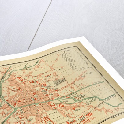 Map of Rennes France by Anonymous