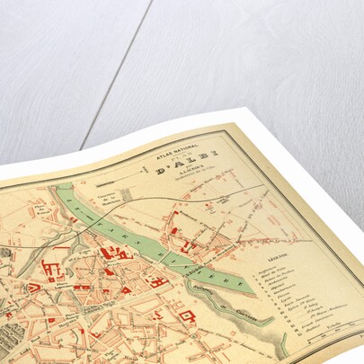 Map of Albi France by Anonymous